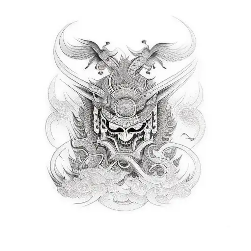 Samael tattoo design idea