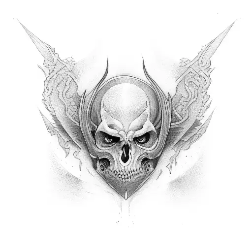 Samael tattoo design idea