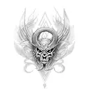 Samael tattoo design idea