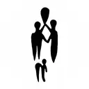 dead father memory tattoo design idea