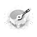 beats, microphone and vibes tattoo design idea