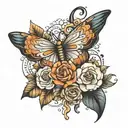 The name Iana   tattoo design idea