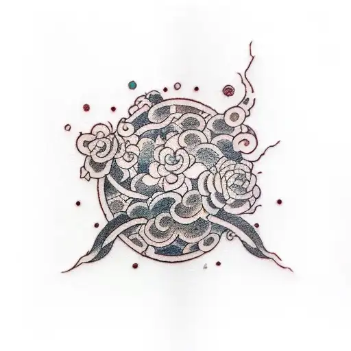 Let go Let God tattoo design idea