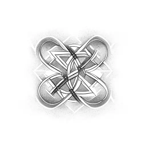 Triple Cross tattoo design idea