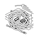 A rap microphone intertwined with jiu-jitsu belts tattoo design idea