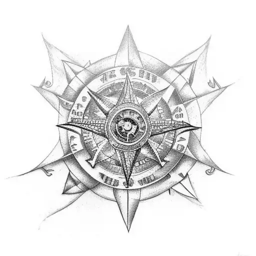 tattoo representing 3 kids. elephant, pirate ship or compass, and dragon fly. It's a half sleeve. tattoo design idea
