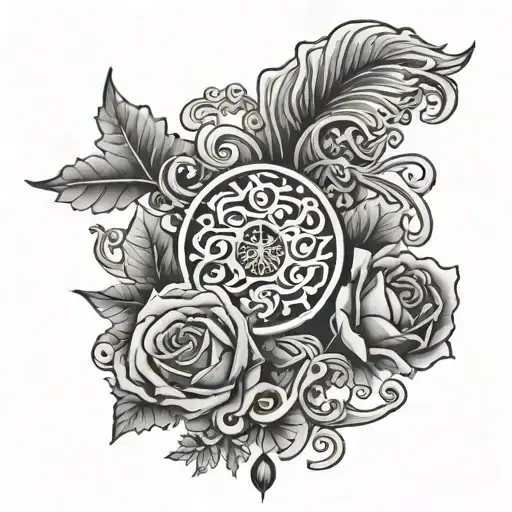 scotland feminine tattoo design idea