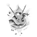 never give up on your dreams tattoo design idea