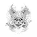 satoru gojo tattoo design idea