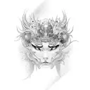 satoru gojo tattoo design idea