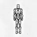 ironman  tattoo design idea
