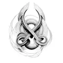 Infinity Symbol tattoo design idea