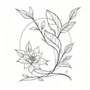 emotionless  tattoo design idea