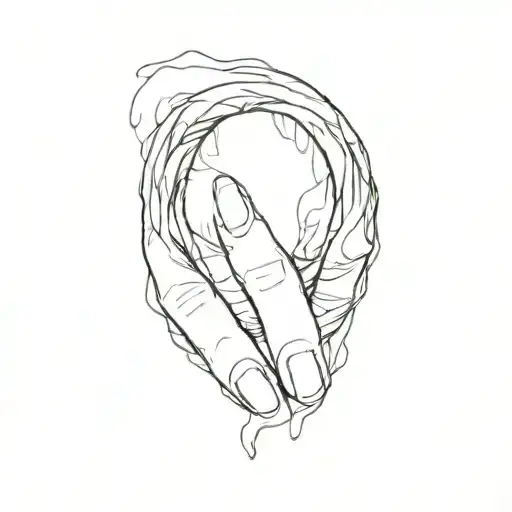 lord of the ring finger tattoo design idea