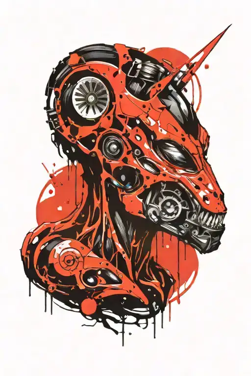 Alien tattoo design idea