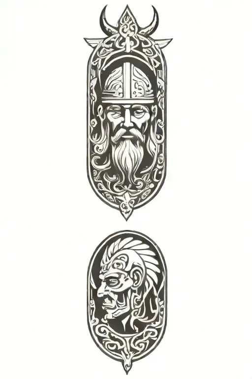 Norse tattoo design idea