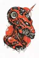 Alien tattoo design idea