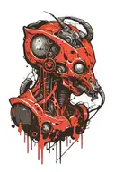 Alien tattoo design idea