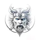 Odin  tattoo design idea