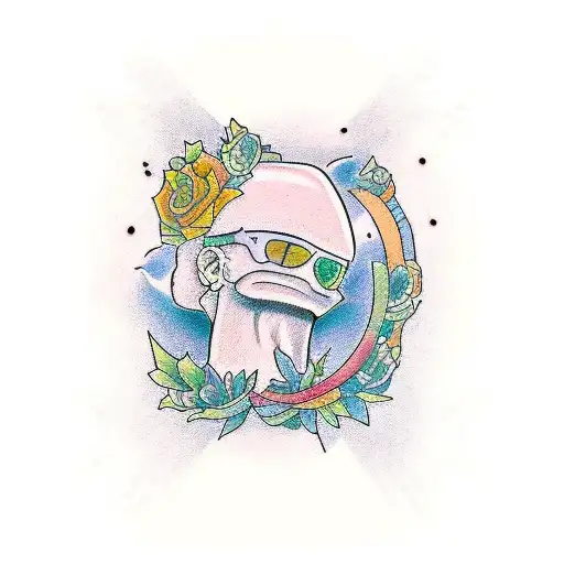 Tatto with the words "But Still, Like Dust, I Rise"  tattoo design idea