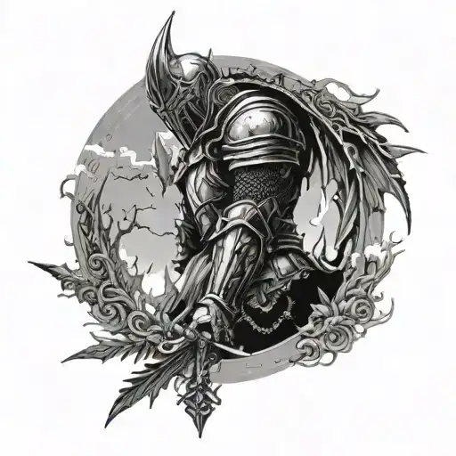 darksouls tattoo design architecture for inner bicep tattoo design idea