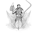 robin hood tattoo design idea