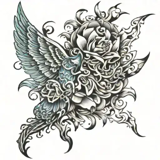 dacing with the devill tattoo design idea