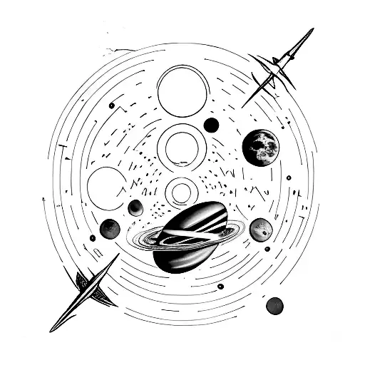 pale blue dot, voyager tattoo design idea