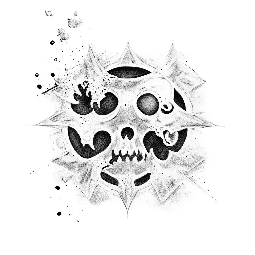 resident evil tattoo design idea