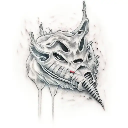 silent hill tattoo design idea