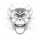 monkey tattoo design idea