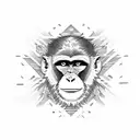monkey tattoo design idea