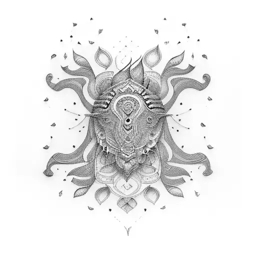 Ayush and Khushi tattoo design idea