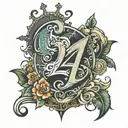 number 47 tattoo design idea