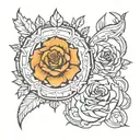 parents divorced tattoo design idea