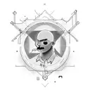 alone attractive depressed autism schizophrenia bipolar disorder a lot of anxiety no hope but he is in love a genius man tattoo design idea