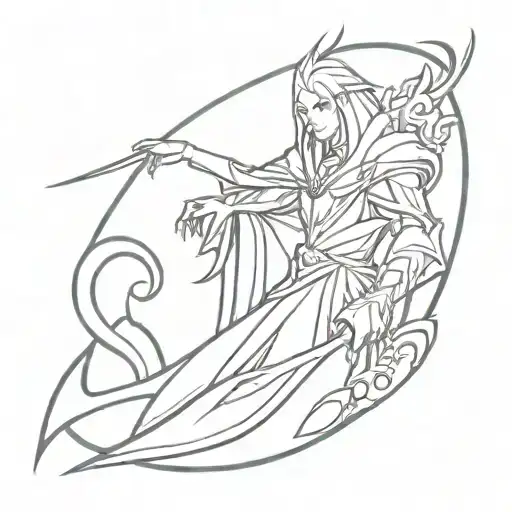 invoker dota 2 quas wex exort tattoo design idea