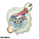 wooden spoon " mama tried" tattoo design idea