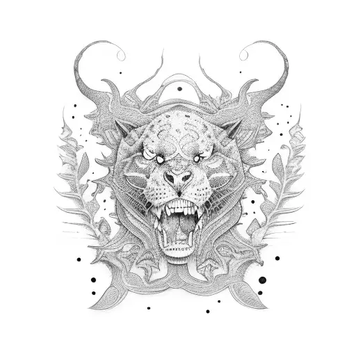 brother sister matching tattoo design idea