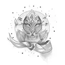 A tattoo design featuring self growth, acceptance and experiencing life tattoo design idea