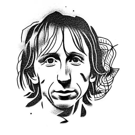 luka modric tattoo design idea