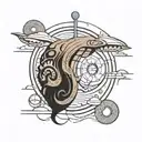 Dune Arrakis Moons Fear tattoo design idea