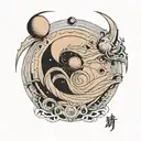 Dune Arrakis Moons Fear tattoo design idea