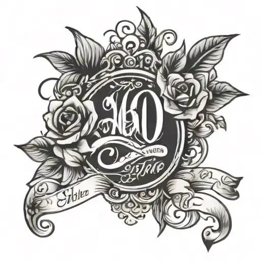 anniversary date tattoo tattoo design idea