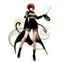 Create a full arm-covering tatoo that is harmoniously mixing all these themes: science, star wars, final fantasy, dragon tattoo design idea