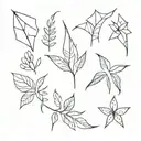 Denim tattoo design idea