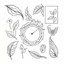 Denim tattoo design idea