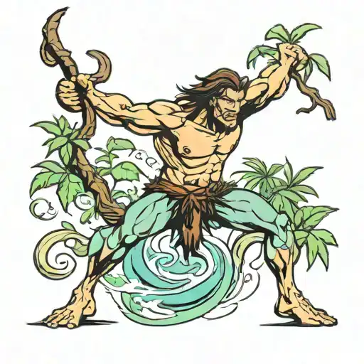 Tarzan tattoo design idea