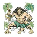 Tarzan tattoo design idea