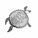 Turtle tattoo design idea
